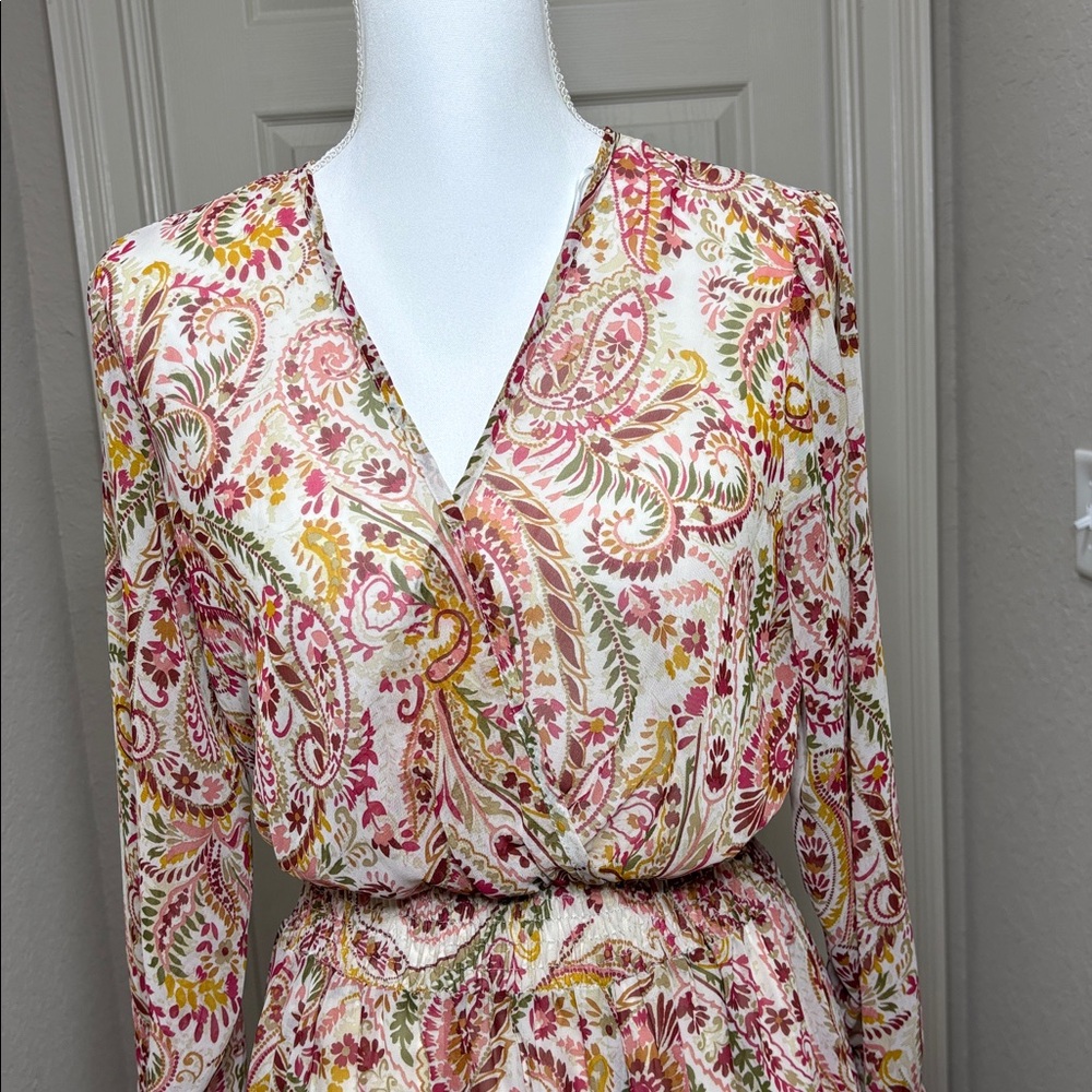 Kate & Lily Paisley Floral Long Sleeve Boho
Maxi Dress NWOT Size 10 - Picture 3 of 8